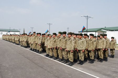 Tərtərdə N saylı hərbi hissədə Novruz şənliyi - 