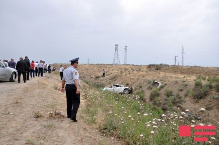 Azərbaycanda dəhşətli yol qəzası -