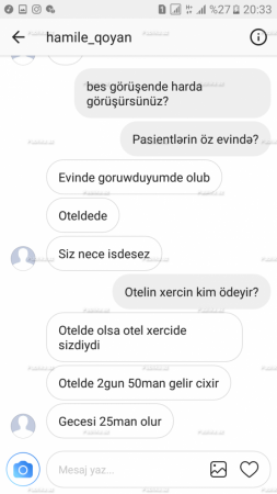 Sosial şəbəkələrdə uşağı olmayan qadınlara pullu intim xidmət təklifi - 