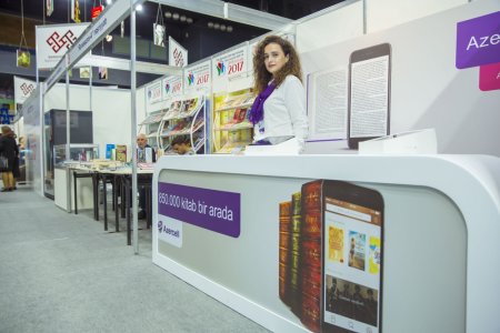 Azercell “Bookmate” layihəsi ilə V Bakı Beynəlxalq Kitab Sərgi-Yarmarkasında - 