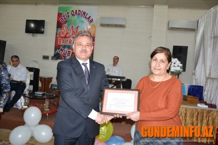 Tərtərdə təntənəli 8 mart tədbiri - 