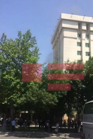 Dövlət Sosial Müdafiə Fondunun binasında yanğın olub - 