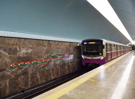 Metronun “Sahil” stansiyası istifadəyə verildi 