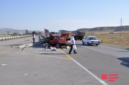 Hacıqabulda yol qəzasında sürücü ölüb,