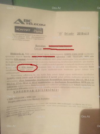 "Kontakt Home"un borca görə rüsvay etdiyi qadın DANIŞDI - "Kontakt Home"un borca görə rüsvay etdiyi qadın DANIŞDI -