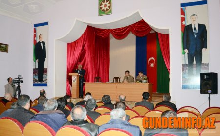 Daşkəsəndə Fövqəladə Hallar Nazirliyinin Gəncə Regional Mərkəzi müşavirə keçirib - 