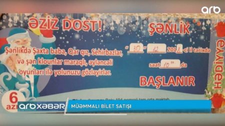 “Dedi ki, biletlərin hamısını satmasanız sizi buraxmayacağam” - 