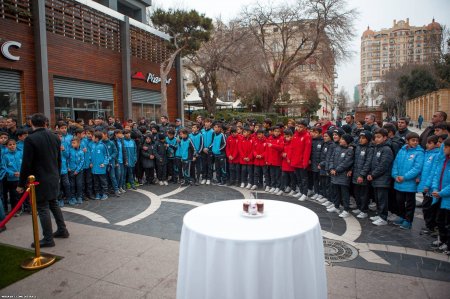 Bakıda UEFA Avropa Liqasına həsr olunan muzeyin rəsmi açılış mərasimi keçirilib - 