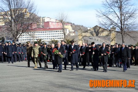 Daşkəsəndə Xocalı soyqırımının 27-ci ildönümü dərin hüznlə yad edilib 