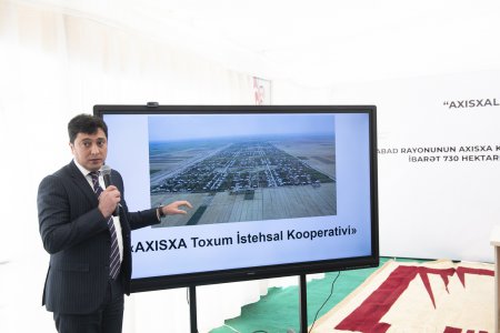 Sabirabadda “Axısxalılar Toxum İstehsal Kooperativi”nin təqdimatı -