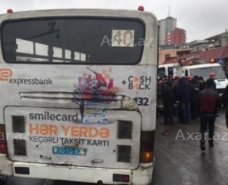 Bakıda avtobus zəncirvari qəza törətdi, yaralılar var - 