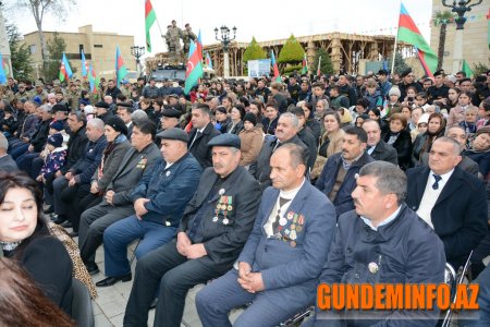 Tərtərdə “Aprel döyüşləri gücümüzün və birliyimizin tərənnümüdür” tədbiri 