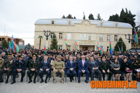 Tərtərdə “Aprel döyüşləri gücümüzün və birliyimizin tərənnümüdür” tədbiri 