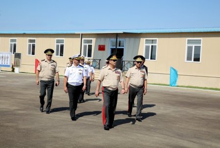 Zakir Həsənov Hərbi Dəniz Qüvvələrinin yeni infrastruktur obyektinin açılışını edib - 