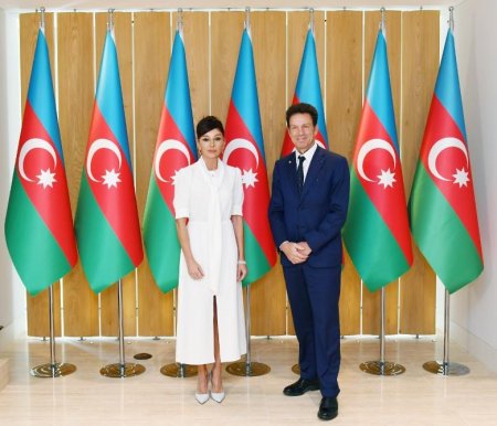 Birinci vitse-prezident Mehriban Əliyeva MEDEF Biznes Şurasının prezidenti ilə görüşüb (FOTO)