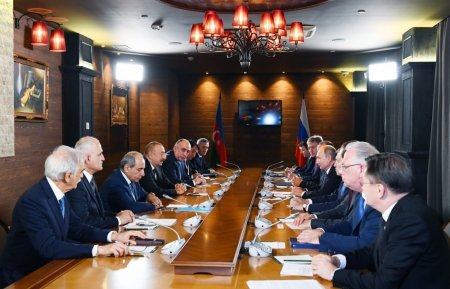 Soçidə Azərbaycan və Rusiya prezidentlərinin görüşü olub - 
