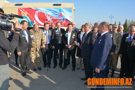 Cənab prezidentin  Qarabağ müharibəsi əlillərinə verdiyi avtomobillərlə yürüş təşkil olunub