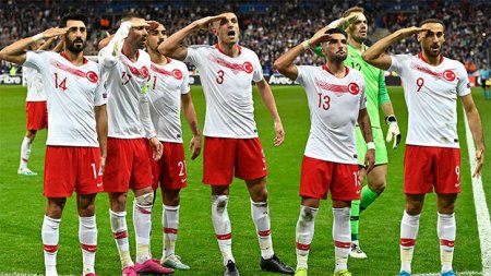 UEFA əsgər salamına görə Türkiyə millisinə cəza verməyib