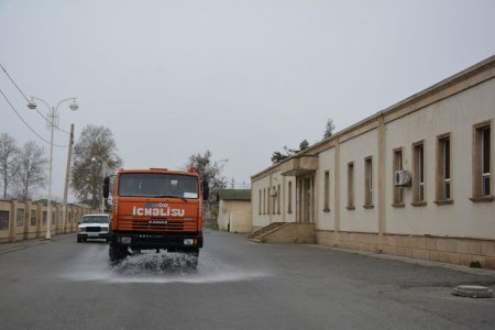 Tərtər rayonunda mütamadi olaraq dezinfeksiya işləri aparılır - 