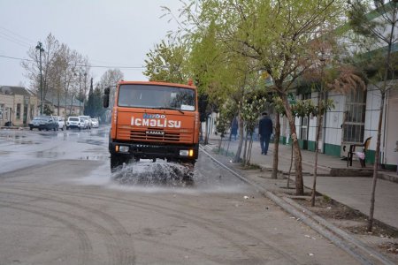 Tərtər rayonunda mütamadi olaraq dezinfeksiya işləri aparılır - 