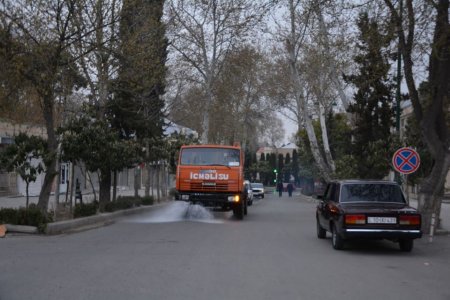 Tərtər rayonunda mütamadi olaraq dezinfeksiya işləri aparılır - 