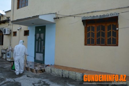 Bu gün də Tərtərdə dezinfeksiya işləri davam etdirilib - 