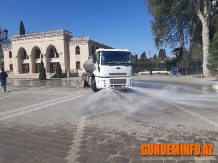 Tərtər rayon unda dezinfeksiya işləri davam etdirilir