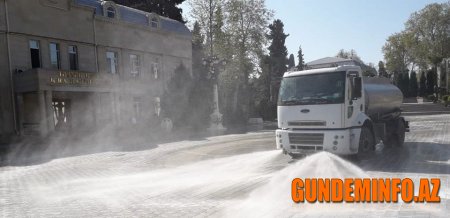 Tərtər rayon unda dezinfeksiya işləri davam etdirilir