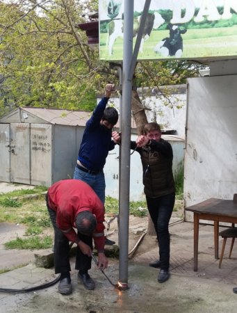 Nizami rayonu ərazisində heyvan kəsimi və satışı məntəqələrində  maarifləndirici monitorinqlər aparılıb