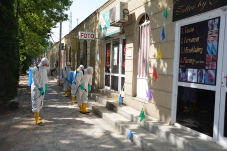 Tərtər rayonunda dezinfeksiya işləri davam etdirilir