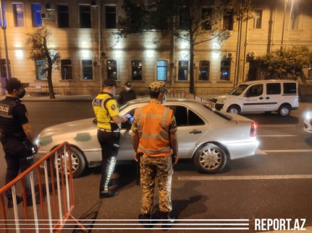 Bakıda polis postlarında ciddi yoxlamalar aparılır - 