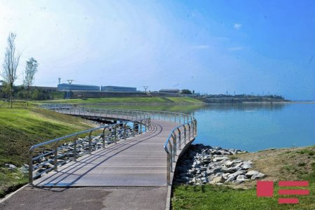  ﻿ Böyük Şor gölünün üzərində yaranmış qatı çirkab örtüyün təmizlənməsinə başlanılıb