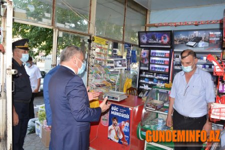 Tərtərdə karantin rejiminin vəziyyəti ilə bağlı reydlər davam etdirilir-