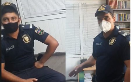 Şahbaz Xuduoğlunun polislə bağlı videosuna 