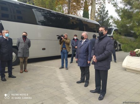 Hikmət Hacıyev və diplomatik nümayəndələr Tərtərdədir (FOTO)