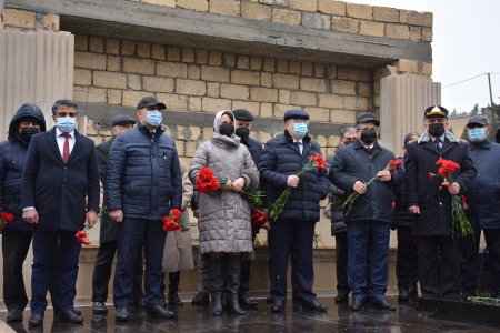 Abşeronda 20 Yanvar şəhidlərinin xatirəsi anılıb - 