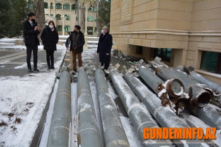 Yaponiya səfirliyinin nümayəndələri  Tərtərdə erməni vandalizminin törətdiyi vəhşiliklərlə tanış olub 