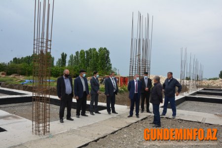 Xoruzlu kəndində yeni məktəb tikilir - 