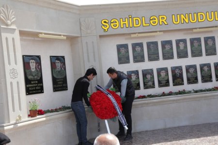 Şəhid Elgiz Abbaslının doğum günündə  "Şəhidlər Unudulmur" abidə kompleksinin açılış mərasimi olub