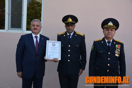 Tərtərdə 2 iyul-Polis işçilərinin peşə bayramı günü münasibəti ilə tədbir keçirildi