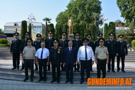 Tərtərdə 2 iyul-Polis işçilərinin peşə bayramı günü münasibəti ilə tədbir keçirildi