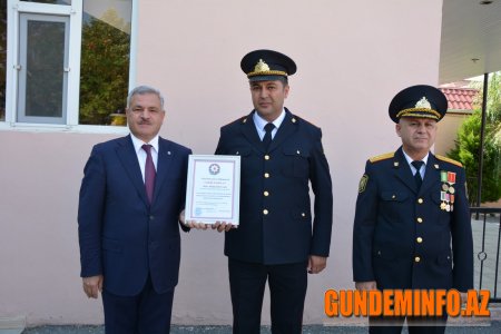 Tərtərdə 2 iyul-Polis işçilərinin peşə bayramı günü münasibəti ilə tədbir keçirildi