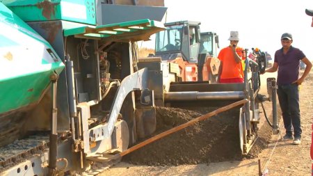 “Zəfər yolu”nun asfaltlanmasına başlanıldı - 