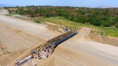 “Zəfər yolu”nun asfaltlanmasına başlanıldı - 