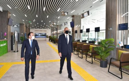 Prezident 6 saylı "Asan xidmət"in açılışında - 