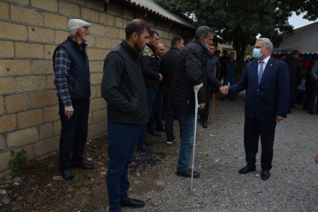 Tərtərdə şəhid Hüseynov Aslan Malik oğlunun il mərasimi keçirilib