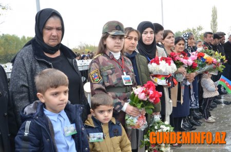 Tərtər rayonunun Mamırlı kəndində şəhidlərin xatirəsinə ucaldılmış abidənin açılışı olub