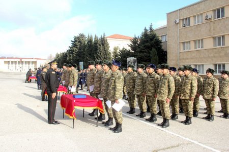 “Ehtiyat zabit hazırlığı kursu”nun buraxılış mərasimi keçirilib - 