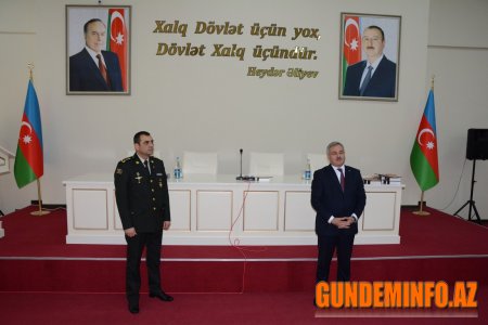 Tərtərdə şahid ailələri və qazilərə orden və medallar təqdim edildi 