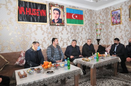 Abşeronda rayonunda şəhid ailələri ziyarət olundu